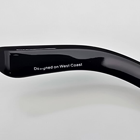 Caddis Eye Appliances D28 Gloss Black Thick Frame +1.50 FRQ Lens Reading Glasses - Picture 9 of 16